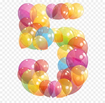 Five Nights at Freddy's 3 A Tale of Five Balloons Bloons TD 5 Water balloon - Transparent Five Number of Balloons PNG Clipart Image 