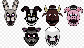 Five Nights At Freddys 3, Five Nights At Freddys 2, Joy Of Creation Reborn, Cartoon, Head PNG