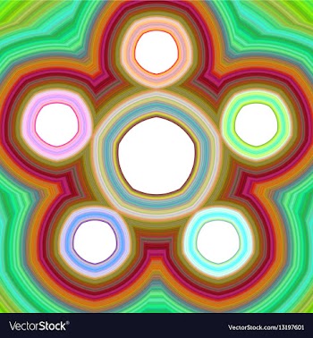 Five part pentagonal infographic template vector image