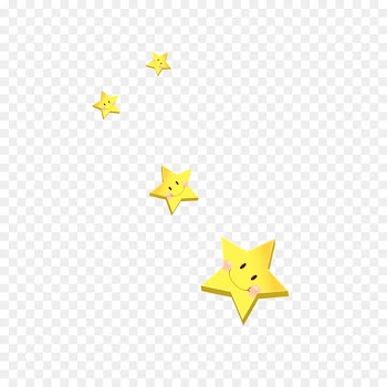 Five-pointed star Moon - star 
