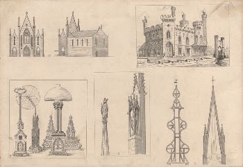 Five Sketches of: A Gothic | Free Photo - rawpixel