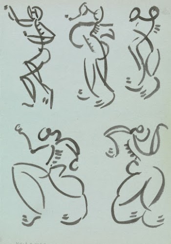 Five Studies of Dancing Figures | Free Photo - rawpixel
