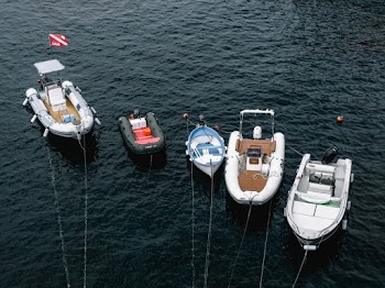 Five Watercrafts On Water
