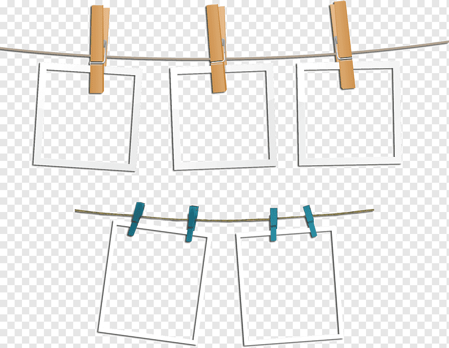 five white frames illustration, Paper frame, Hanging paper, frame, angle, white png