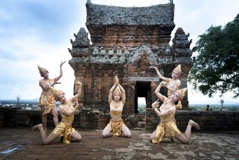 Five Woman About to Dance Beside Building