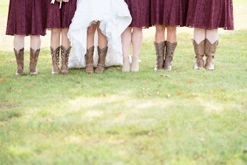 Five Women Wearing Brown Leather Cowboy Boots
