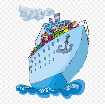 Five Words Or Less - People On Cruise Ship Clip Art