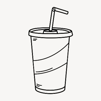 Fizz drink doodle collage element, | Free Vector Illustration - rawpixel