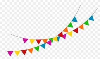 Flag Banner Pennon Bunting - Colored Flag Banner Png