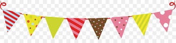 Flag Bunting Wall decal Banner - Bunting Flag Pull 