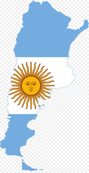Flag of Argentina Map - Argentina Cliparts 