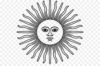 Flag of Argentina Sun of May May Revolution - SUN RAY 