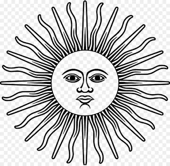 Flag of Argentina Sun of May - sol 