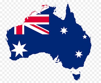 Flag of Australia Map National flag - australian vector 
