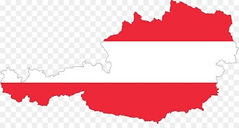 Flag of Austria Map Clip art - Austria Outline Cliparts 