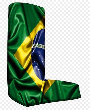 Flag of Brazil Alphabet Letter Pará - Brasil BANDEIRA 