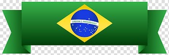 Flag of Brazil ribbon art, Flag of Brazil Banner Flag of the United States, Brazil Green Banner transparent background PNG clipart