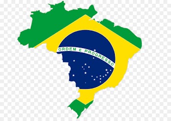 Flag of Brazil World map - brasil 