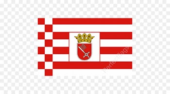 Flag of Bremen States of Germany Stock photography -  