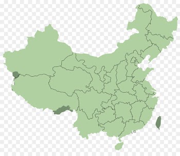 Flag of China Blank map Greater China - China 