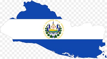 Flag of El Salvador Map - Salvadorian Cliparts 