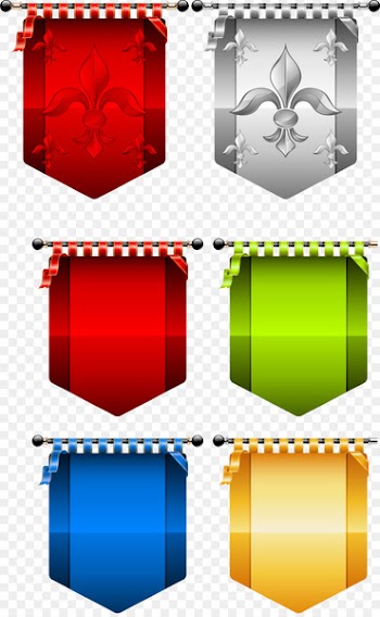 Flag of Europe Banner Flag of Italy - European flags icon vector material 