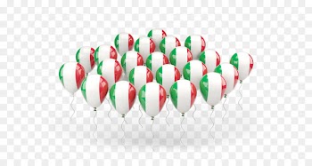 Flag of France Balloon - Italy stamp 