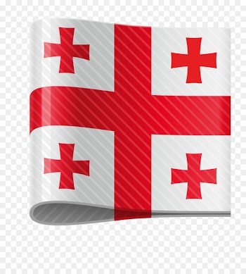 Flag of Georgia National flag - Vector banner Switzerland 