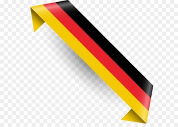 Flag of Germany National flag Icon - German flag streamers 
