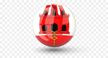 Flag of Gibraltar Sphere Product design - gibraltar stamp 