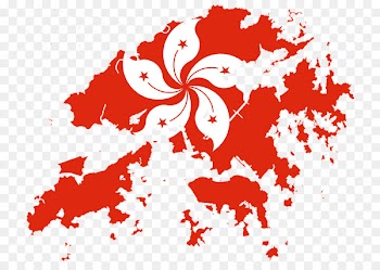 Flag of Hong Kong Blank map - usa flag 