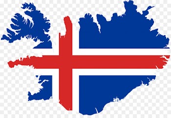 Flag of Iceland Map Icelandic - Flag 