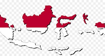 Flag of Indonesia Blank map Indonesian National Revolution - map 