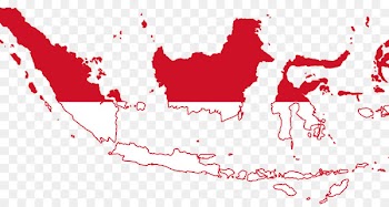 Flag of Indonesia Map Pembela Tanah Air - indonesia map 