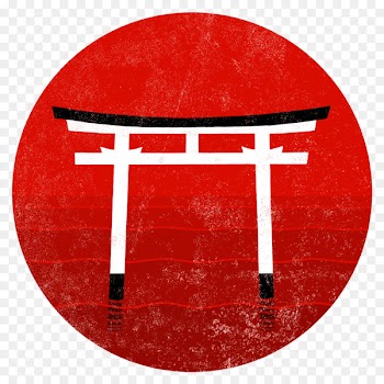 Flag of Japan Torii T-shirt Art - japan 