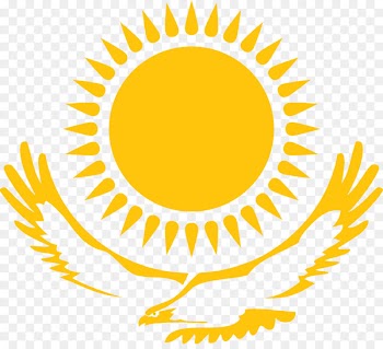 Flag of Kazakhstan Armed Forces of the Republic of Kazakhstan - burning letter a png 