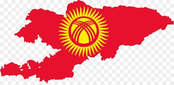 Flag of Kyrgyzstan Map National flag - thumbtack 