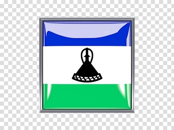 Flag of Lesotho iPhone 6S Frames, Flag transparent background PNG clipart