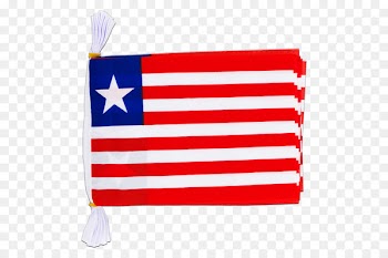 Flag of Liberia Map Illustration - flag 