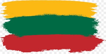 Flag of Lithuania Flag of the United Kingdom Flag of Luxembourg Lithuanian - watercolor brush stroke 