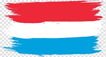 Flag of Luxembourg Flag of Luxembourg Brush, watercolor brush transparent background PNG clipart