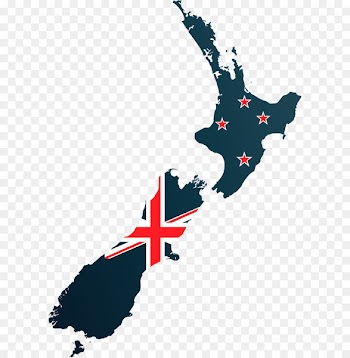 Flag of New Zealand Map Stock photography Illustration - New Zealand map on the flag 