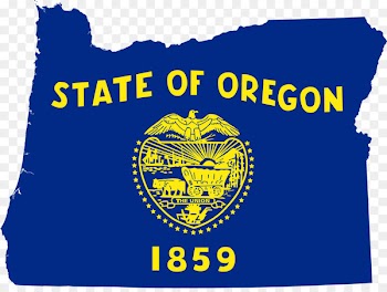 Flag of Oregon State flag Flag of the United States - Oregon state 