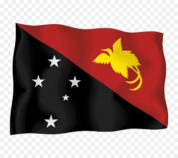 Flag of Papua New Guinea Stock illustration - papua new guinea 
