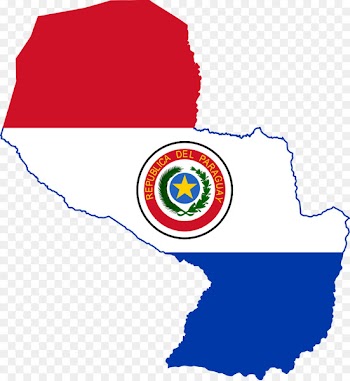 Flag of Paraguay Paraguay River Map - flag map 