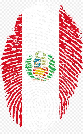 Flag of Peru Fingerprint Italy - peru 