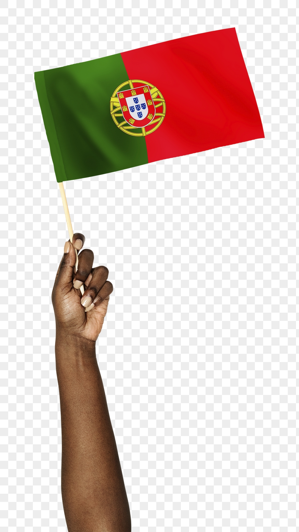 Flag of Portugal png in black | Free PNG - rawpixel