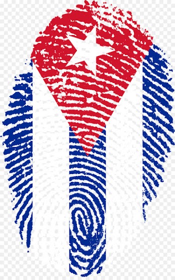 Flag of Puerto Rico Puerto Ricans Fingerprint - cuba 