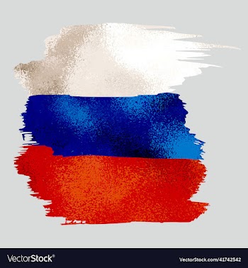 flag of russia metal texture