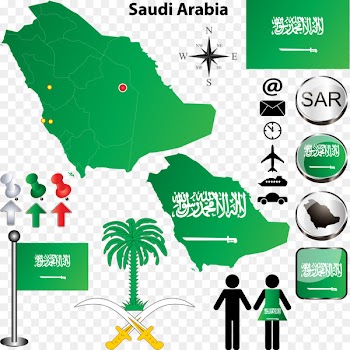 Flag of Saudi Arabia Clip art - saudi arabia map 